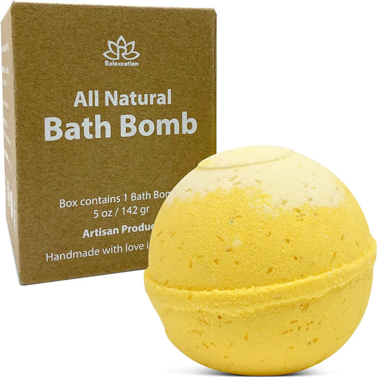 Lemongrass Organic Bath Bomb - Energizing and Relaxing