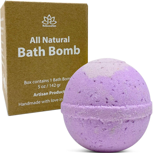 Lavender Organic Bath Bomb - Calming and Relaxing