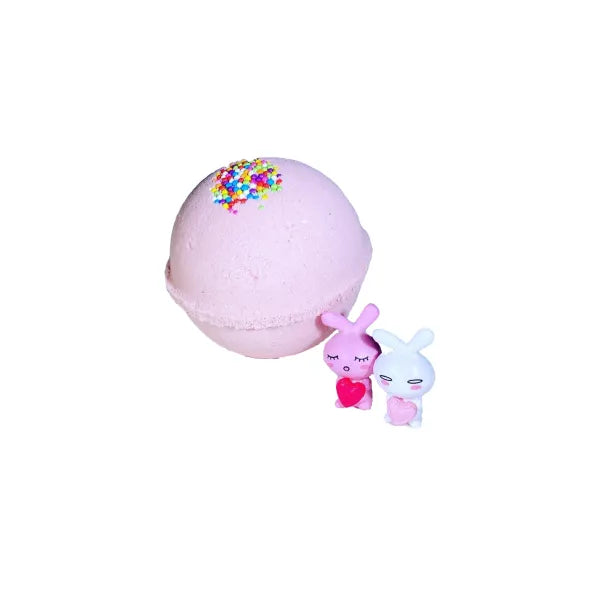 Easter Bunny Toy Bath Bomb for Kids with Surprise Inside