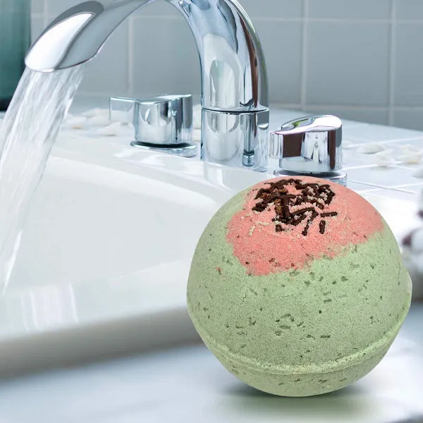 Be Delicious Blossom Organic Bath Bomb - Refreshing and Relaxing