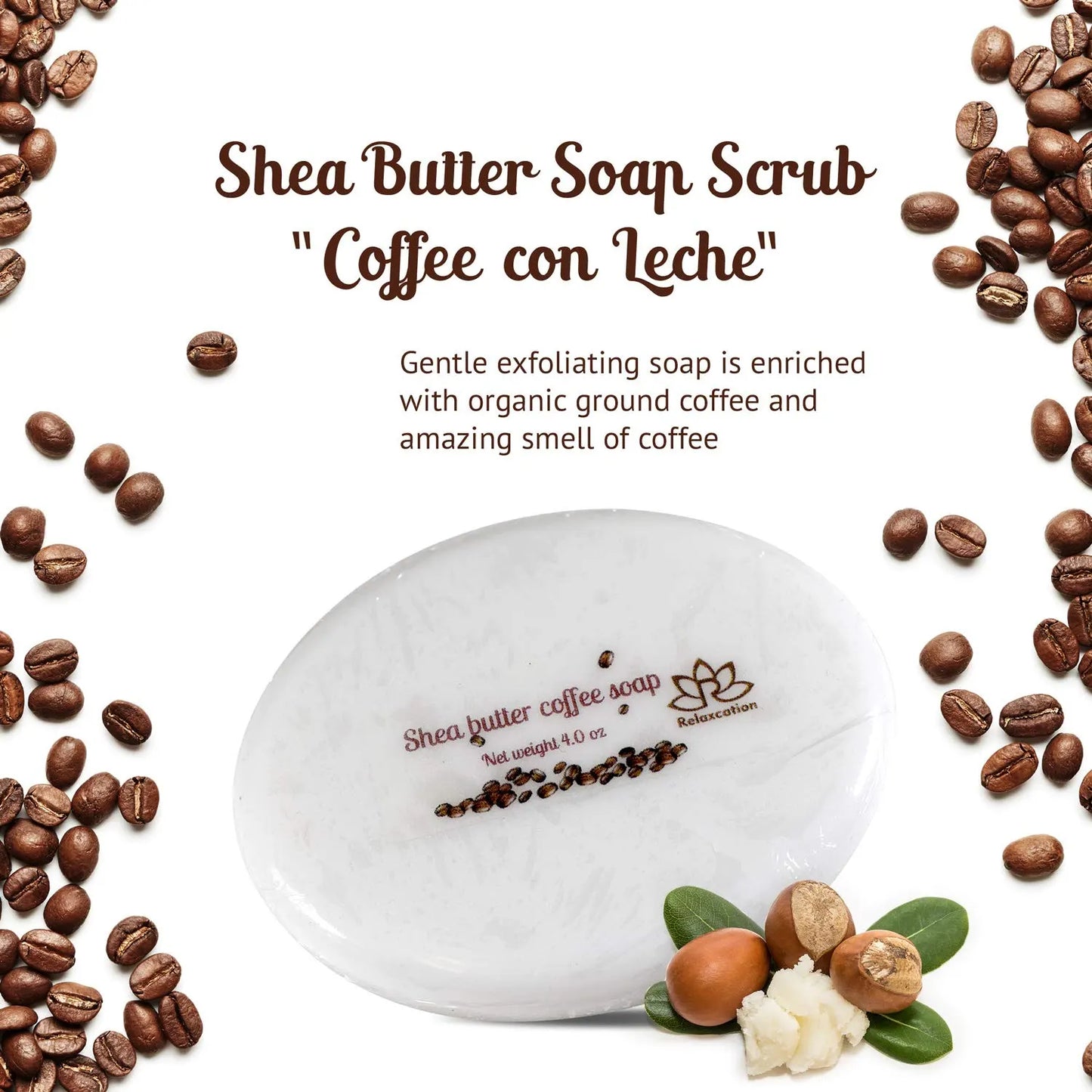 Bath and Spa Gift Set for Coffee Lovers