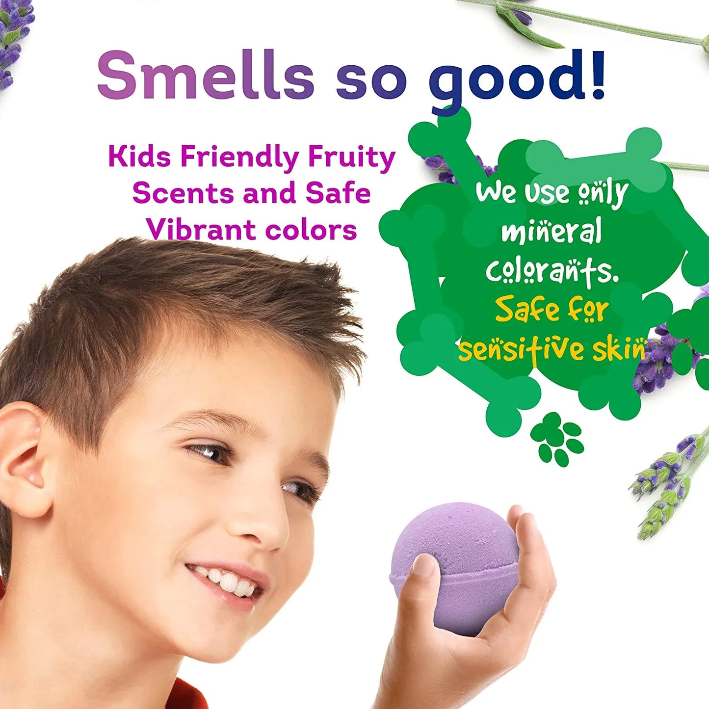 Bath Bombs for Kids with Surprise LITTLE PUPPY Toys Inside