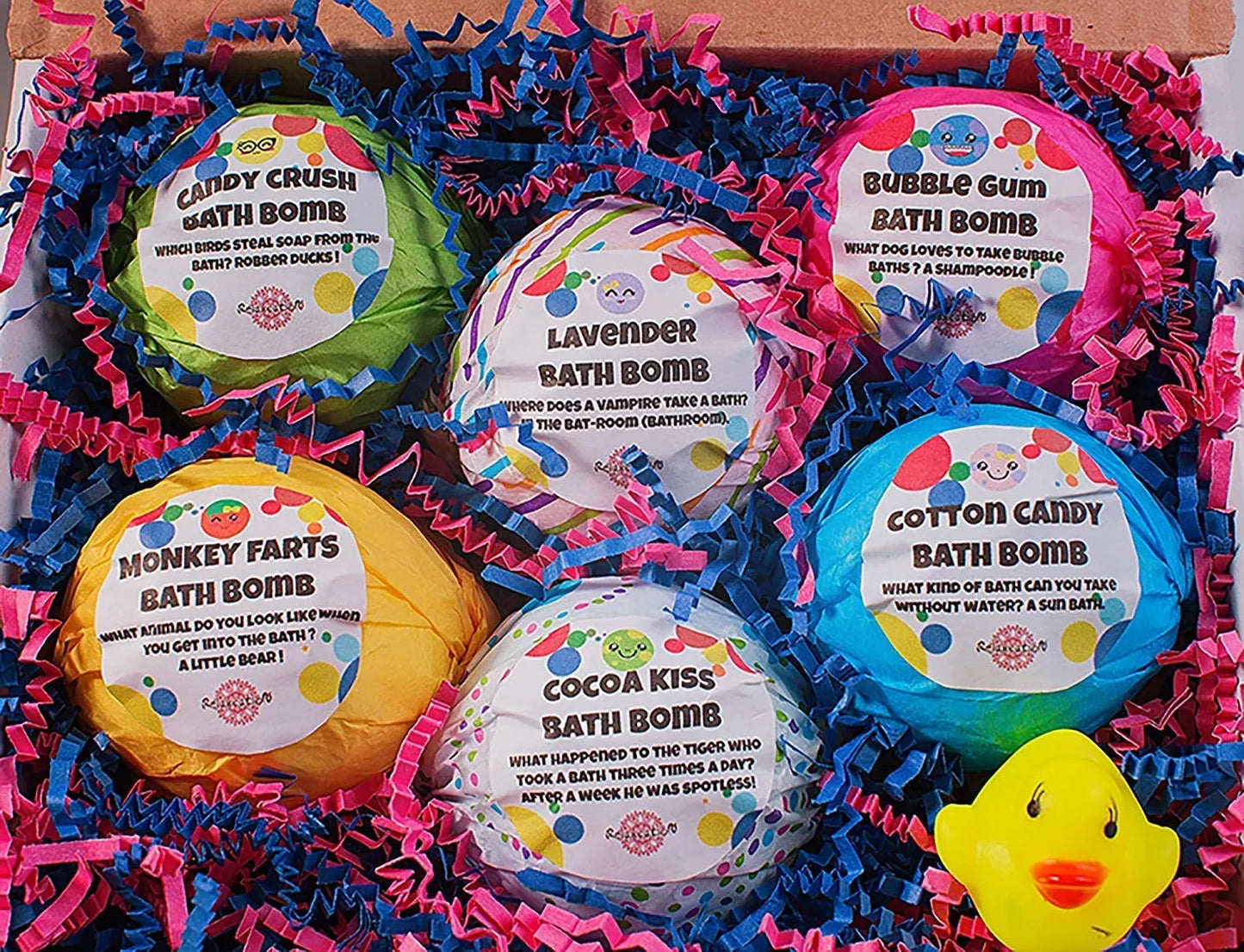 Bath Bombs for Kids with Surprise SPONGE BOB Toys Inside