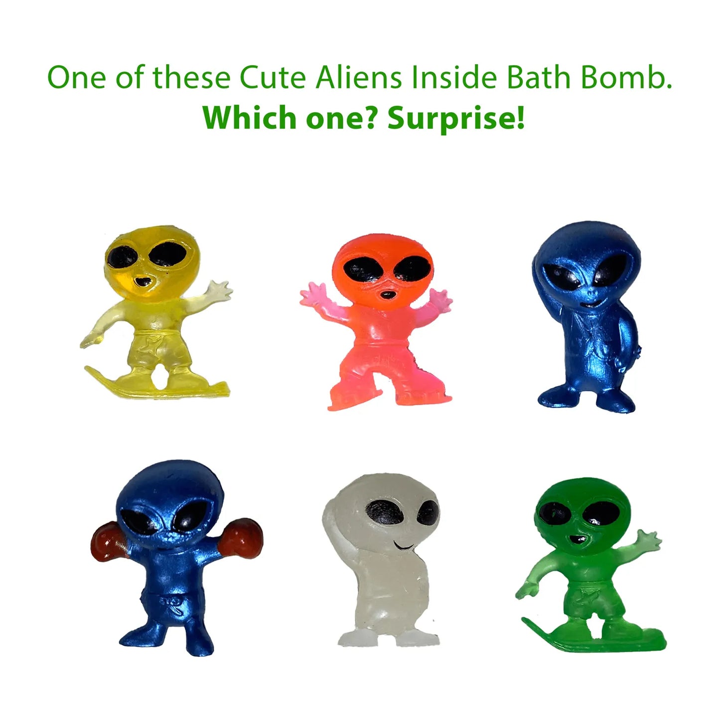 Alien Toy Bath Bomb for Kids with Surprise Inside