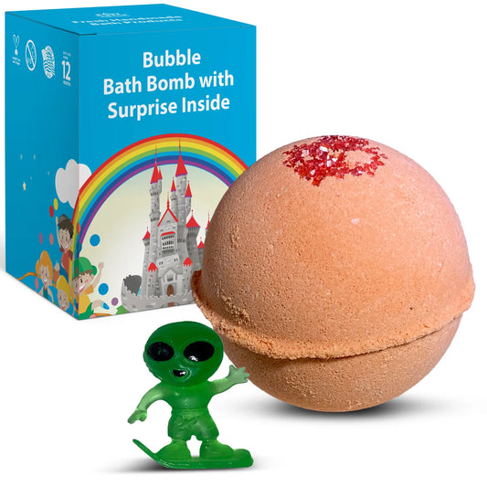 Alien Toy Bath Bomb for Kids with Surprise Inside