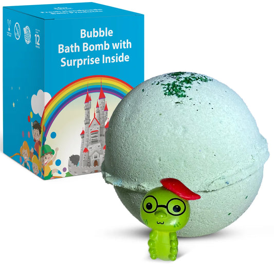 Caterpillar Bath Bomb for Kids with Surprise Inside