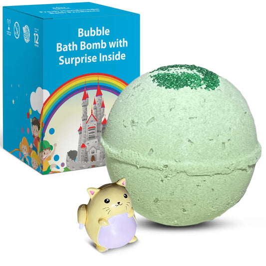 Chubby CAT Toy Bath Bomb for Kids with Surprise Inside