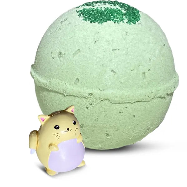 Chubby CAT Toy Bath Bomb for Kids with Surprise Inside