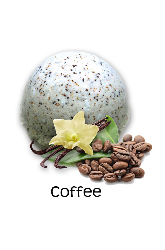 Organic Bath Bomb COFFEE CHOCOLATE Scent