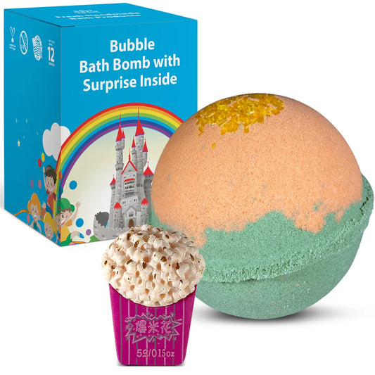 Fast Food Toy Bath Bomb for Kids with Surprise Inside