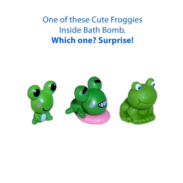 Froggy Toy Bath Bomb for Kids with Surprise Inside