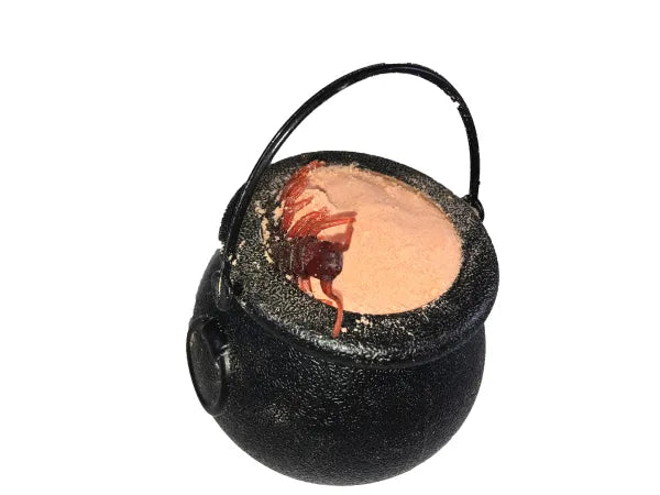 Witches Brew Cauldron Pumpkin Pie Bath Bomb - Surprise Scary Toy Inside