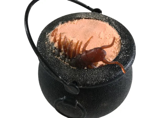 Witches Brew Cauldron Pumpkin Pie Bath Bomb - Surprise Scary Toy Inside