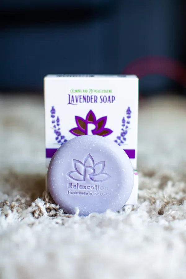 Lavender Shea Butter Organic Soap Bar - Calming and Relaxing