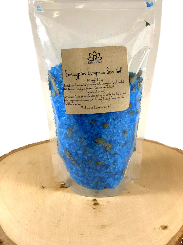 Eucalyptus EUROPEAN SPA SALT (8 oz)