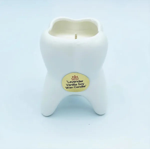 MINI MOLAR TOOTH Candle Set of 2