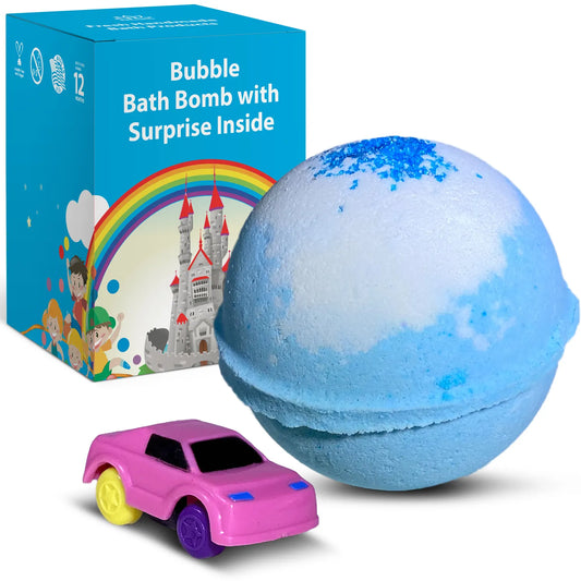 Mini Car Toy Bath Bomb for Kids with Surprise Inside