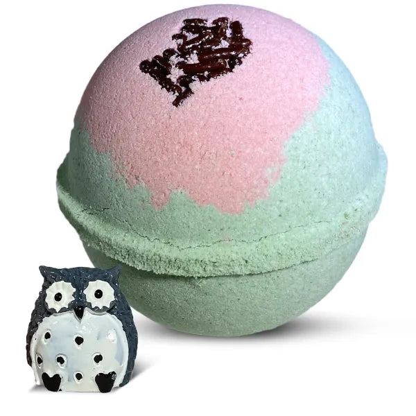 Owl Toy Bath Bomb for Kids with Surprise Inside