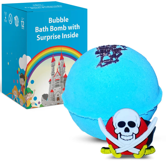 Pirate Ring Toy Bath Bomb for Kids with Surprise Inside