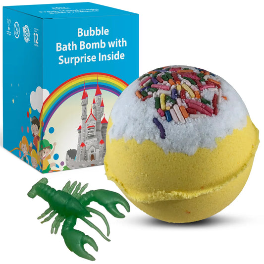 Fun Stretchy Toy Bath Bomb for Kids with Surprise Inside