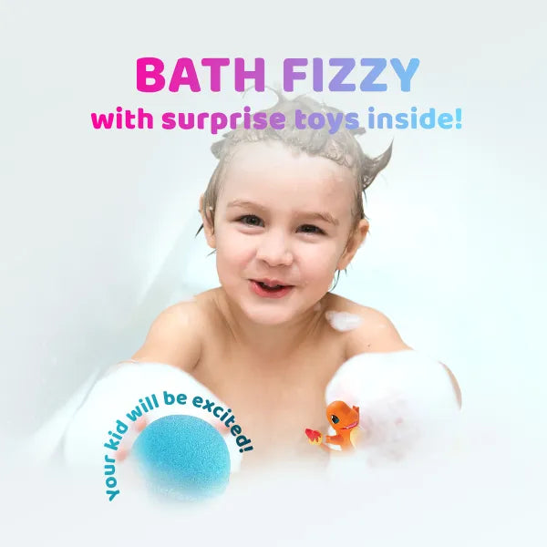 Bath Bombs for Kids with POKEMON Toys Inside