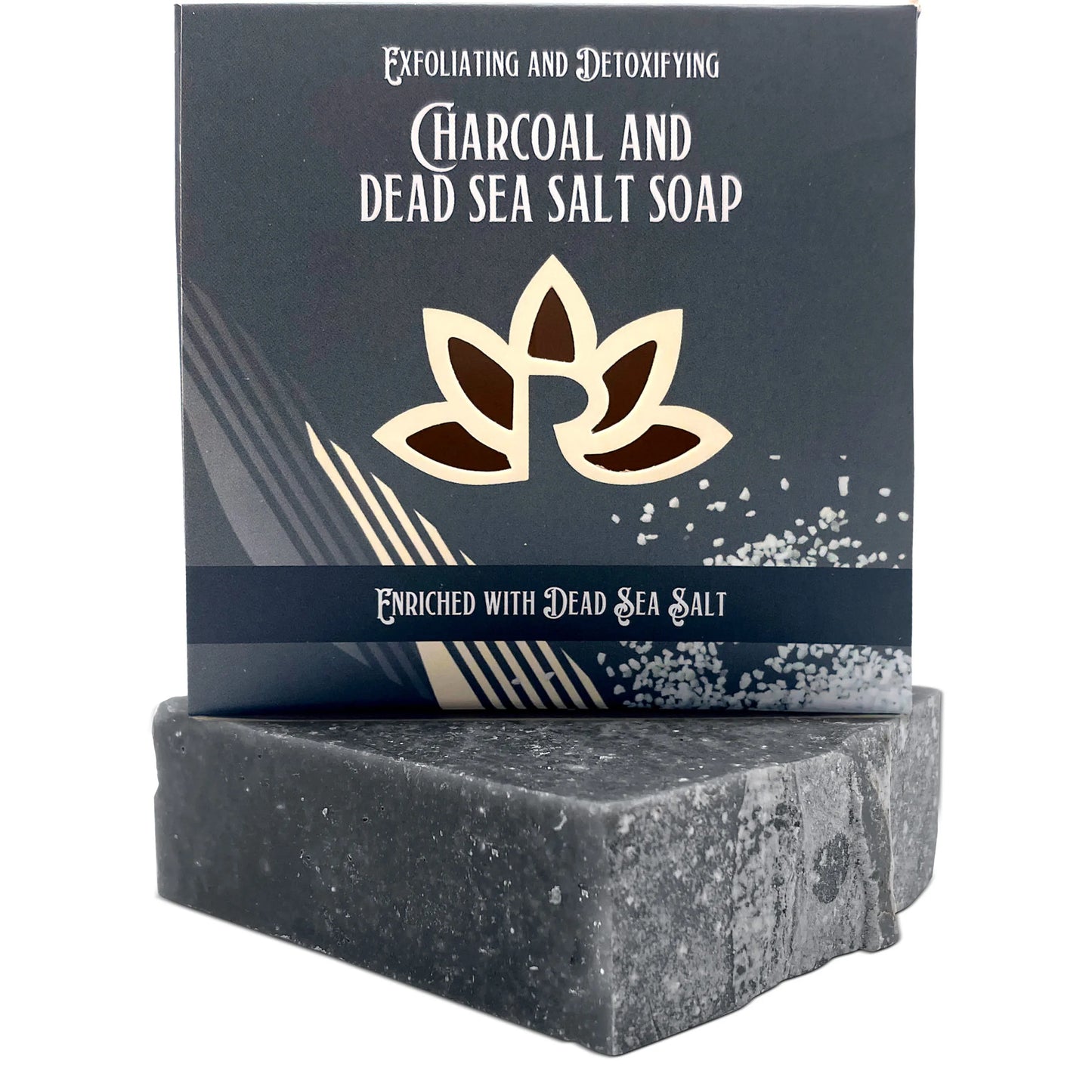 Black Charcoal Soap with Dead Sea Salt