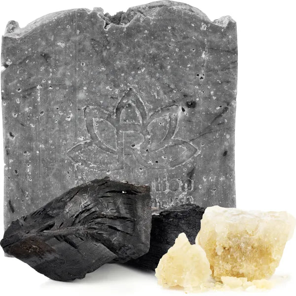 Black Charcoal Soap with Dead Sea Salt