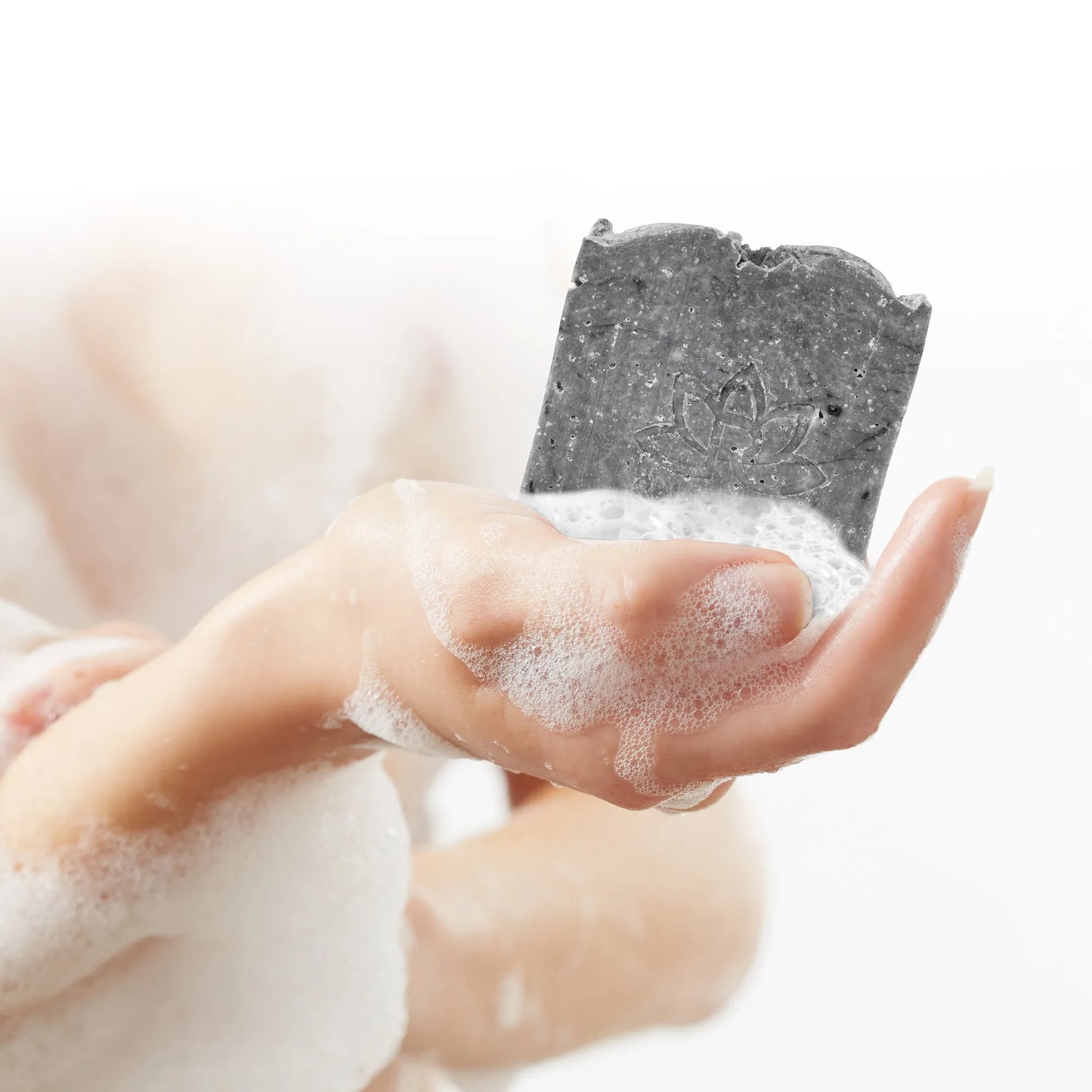 Black Charcoal Soap with Dead Sea Salt