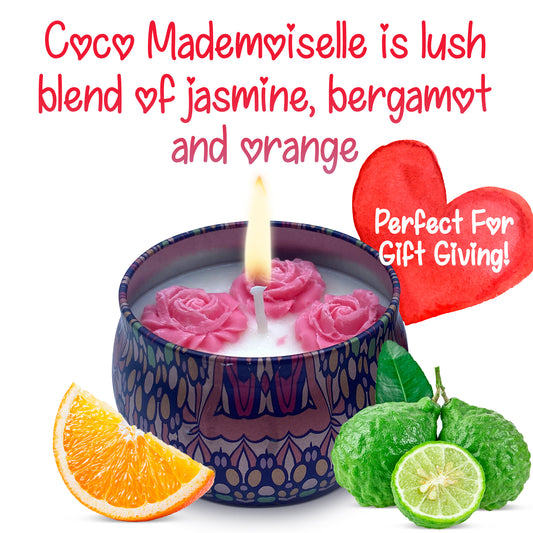 COCO MADEMOISELLE Soy Wax Candle in Tin Jar (6 oz)