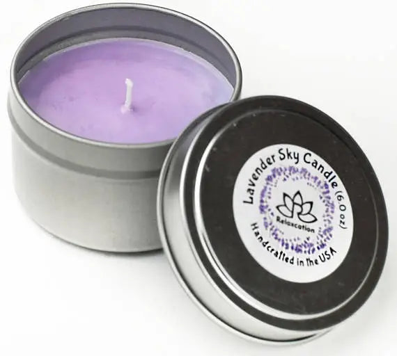 LAVENDER Soy Wax Candle in Tin Jar (6 oz)