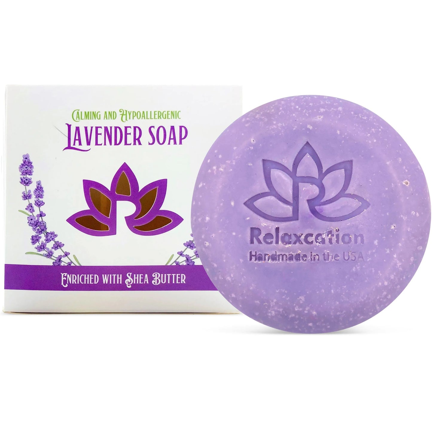 Lavender Shea Butter Organic Soap Bar - Calming and Relaxing