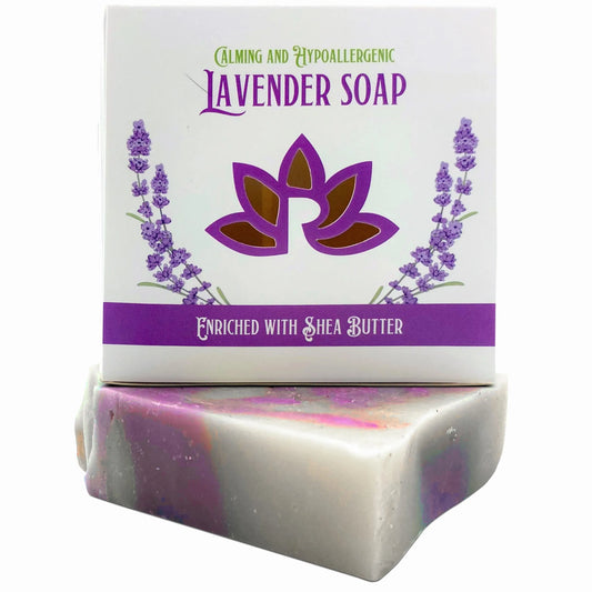 French LAVENDER SHEA BUTTER All-Natural Soap Bar