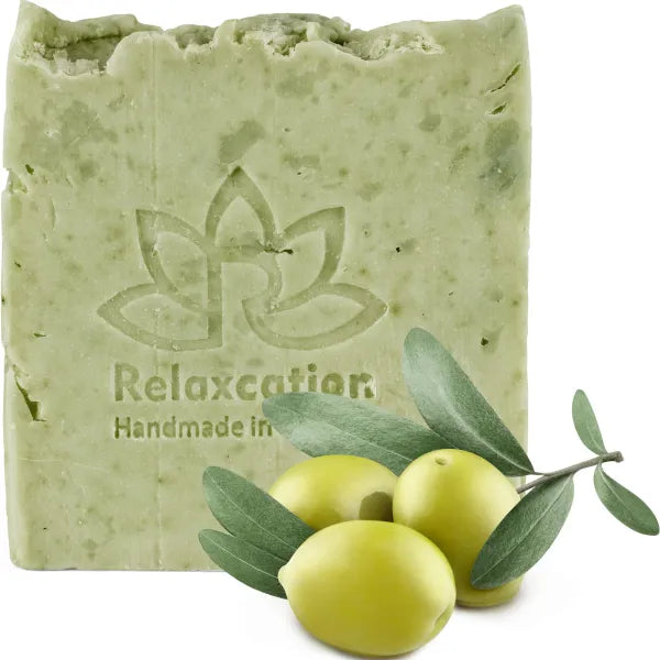 Organic Soap Bar with Olive Oil and Olive Leaves