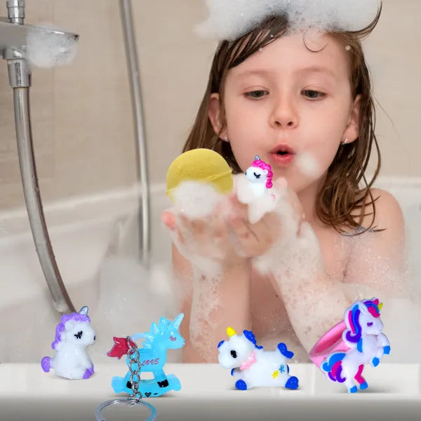 Bath Bombs for Kids with Surprise UNICORN Toys Inside